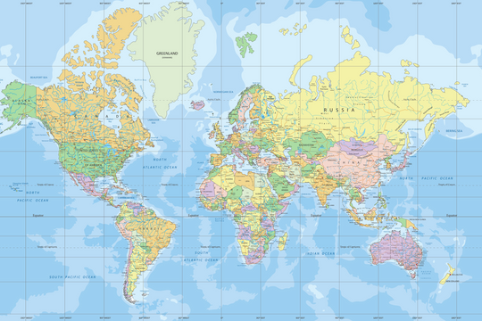 Chiến dịch 'Sửa bản đồ' thế giới nhận được sự ủng hộ của châu Phi