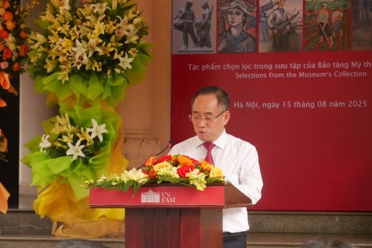 Khai mạc triển lãm “Những người con của Tổ quốc” tại Bảo tàng Mỹ thuật Việt Nam