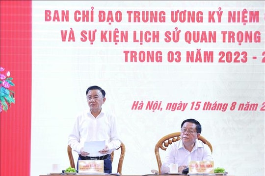 Khẩn trương chuẩn bị cho Lễ kỷ niệm 80 năm Cách mạng tháng Tám và Quốc khánh 2/9