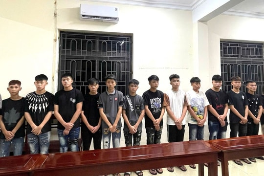 Ninh Bình: Khởi tố 18 đối tượng mang theo hung khí rượt đuổi nhau gây mất an ninh trật tự