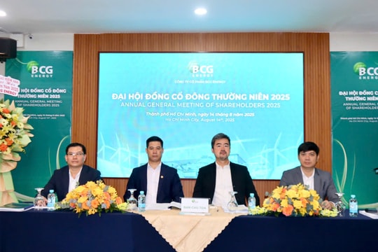 ĐHĐCĐ BCG Energy 2025: Mục tiêu doanh thu 1.226 tỷ, lợi nhuận 211 tỷ đồng