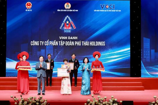 Tập đoàn Phú Thái được vinh danh “Doanh nghiệp tiêu biểu vì người lao động” 2025, khẳng định vị thế tiên phong sau hơn 30 năm phát triển