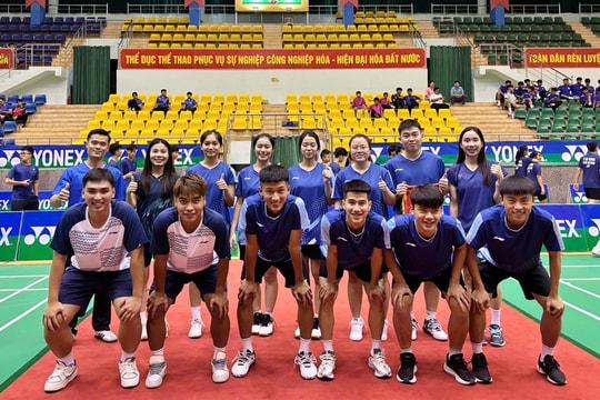 Giải vô địch Cầu lông cá nhân quốc gia năm 2025: Đoàn Bắc Ninh xuất sắc xếp Nhất toàn đoàn