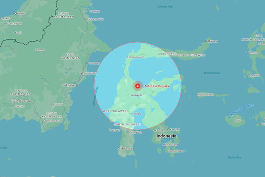 Video động đất mạnh ở Indonesia, hàng chục người bị thương