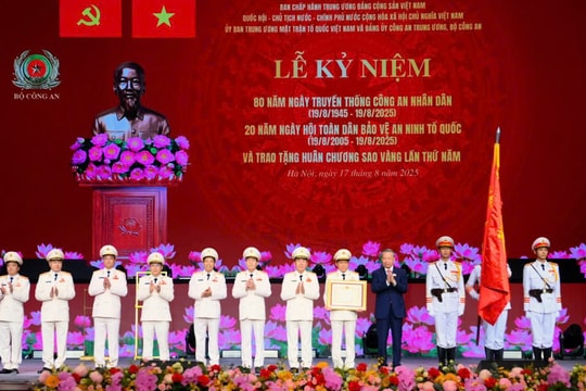 80 năm - khẳng định bản lĩnh, trí tuệ, sự trưởng thành vượt bậc của lực lượng Công an nhân dân