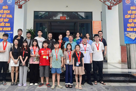 Đoàn Bắc Ninh giành 151 huy chương tại Giải Vô địch Cúp Cờ vây, Cờ vua quốc gia