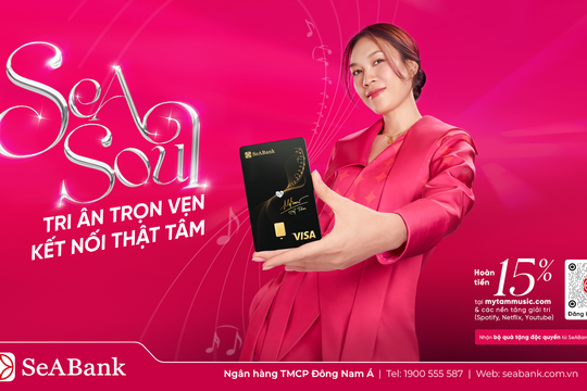 SeABank kết hợp cùng ca sĩ Mỹ Tâm ra mắt thẻ Visa SeASoul 2in1 - Trải nghiệm tài chính đầy cảm xúc