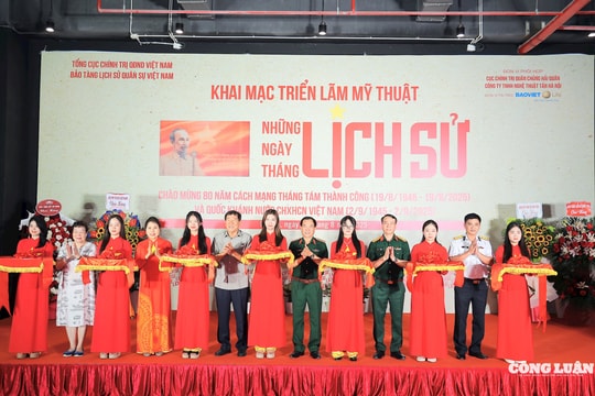 'Những ngày tháng lịch sử' – Triển lãm mỹ thuật kỷ niệm 80 năm Cách mạng Tháng Tám và Quốc khánh 2/9