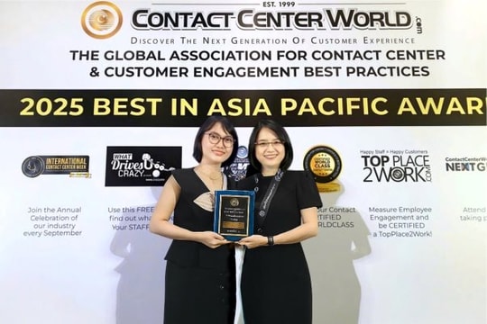 BIDV giành giải thưởng Trung tâm Chăm sóc khách hàng tốt nhất Châu Á Thái Bình Dương – Nâng tầm chuẩn mực dịch vụ khách hàng