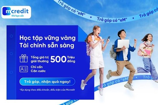 Học tập vững vàng - Tài chính sẵn sàng với Mcredit