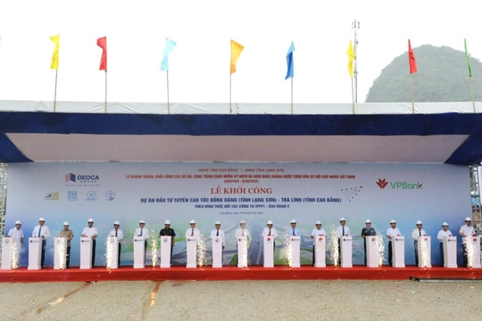 Cao Bằng: Khởi công xây dựng tuyến đường bộ cao tốc Đồng Đăng – Trà Lĩnh giai đoạn 2