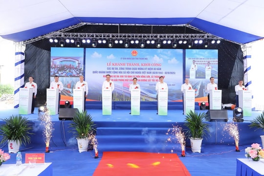 Thanh Hóa: Khởi công dự án Khu tái định cư thôn Hồng Sơn, phục vụ GPMB dự án đường sắt tốc độ cao Bắc - Nam