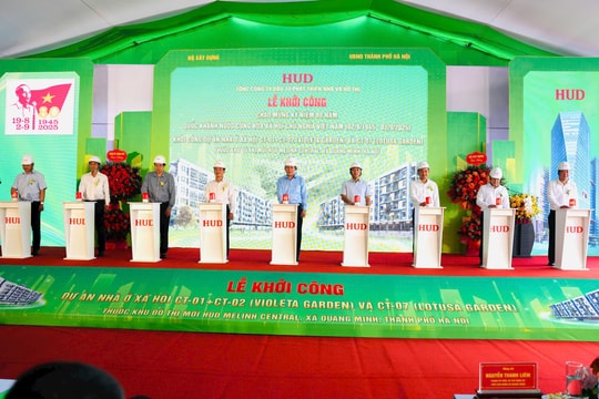 Khởi công 2 dự án nhà ở xã hội tại Hà Nội và TP HCM