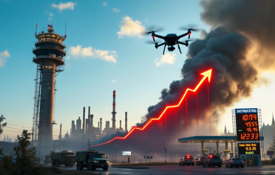 Giá xăng Nga chạm đỉnh lịch sử, nguy cơ thiếu hụt sau vụ tấn công bằng drone