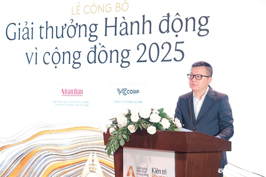 Báo Nhân Dân công bố Giải thưởng Hành động vì cộng đồng năm 2025