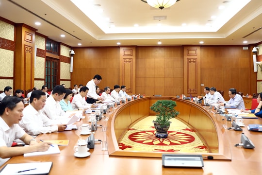 Bộ Chính trị cho ý kiến vào dự thảo văn kiện và đề án nhân sự Đại hội Đảng bộ tỉnh Bắc Ninh