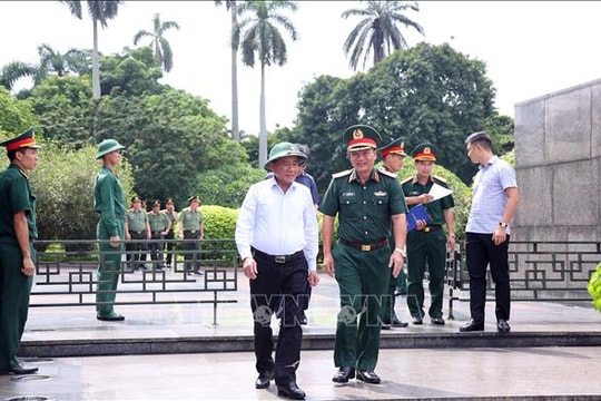 Thường trực Ban Bí thư Trần Cẩm Tú kiểm tra công tác chuẩn bị Đại lễ 80 năm Quốc khánh 2/9
