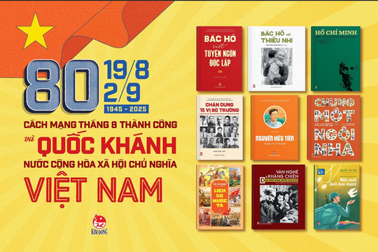 Bộ ấn phẩm đặc biệt của NXB Kim Đồng chào mừng 80 năm Quốc khánh