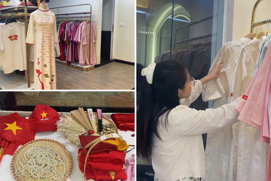 Dịch vụ thuê áo dài đắt khách dịp lễ Quốc khánh 2/9