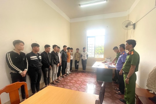 Gia Lai: Khởi tố 11 đối tượng mang theo hung khí hỗn chiến xung quanh Quảng trường Đại Đoàn Kết