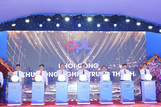 Ninh Bình: Khởi công dự án Đầu tư xây dựng hạ tầng Khu công nghiệp Trung Thành hơn 1.650 tỷ đồng