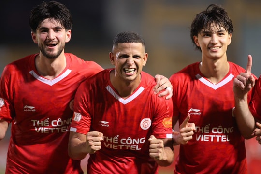 Thể Công Viettel thắng đậm Công An TP.HCM trên sân Hàng Đẫy