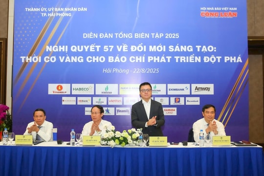 Diễn đàn Tổng Biên tập 2025: Công nghệ, đổi mới và sáng tạo trong báo chí là xu thế tất yếu