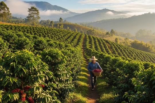 Dự báo giá cà phê ngày mai 23/8: Giá tiếp tục "nhảy múa", Robusta và Arabica 'đổi ngôi'