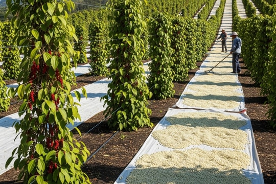 Dự báo giá tiêu ngày mai 24/8: Đảo chiều hay kịch trần? Chờ đợi tín hiệu mới