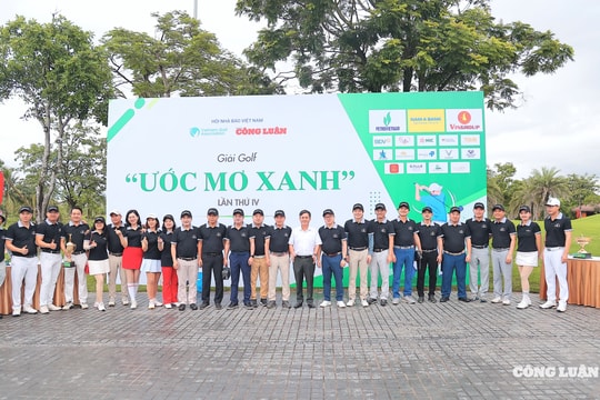 Tưng bừng khai mạc Giải golf 'Ước mơ xanh' lần thứ IV năm 2025