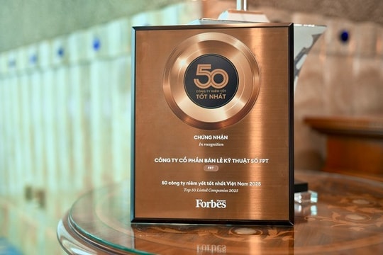 FPT Retail (FRT) lần thứ hai vào Top 50 công ty niêm yết tốt nhất Việt Nam của Forbes, Long Châu tiếp tục là động lực tăng trưởng