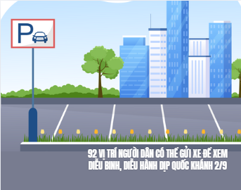 Gửi xe ở đâu khi đi xem diễu binh, diễu hành ở Hà Nội?