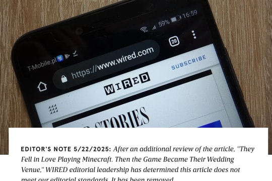 Các trang tin lớn xóa loạt bài báo do AI viết và chứa đầy thông tin bịa đặt