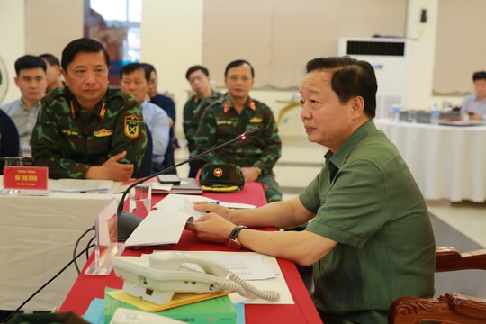 Chủ động bố trí lực lượng ở khu vực xung yếu, tránh bị động khi bão số 5 đổ bộ