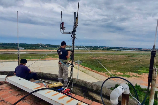 Bảo đảm hoạt động bay được duy trì thông suốt, an toàn trước bão số 5