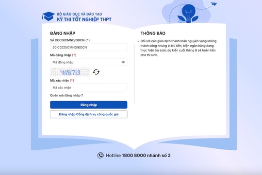 Bộ GD&ĐT mở cổng xác nhận nhập học trực tuyến hôm nay 25/8, thí sinh cần lưu ý
