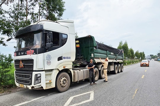 Bắc Ninh quyết liệt xử lý xe quá tải, cơi nới thùng