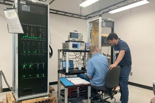 Nghiệm thu hệ thống thiết bị DVOR/DME cảng hàng không quốc tế Long Thành