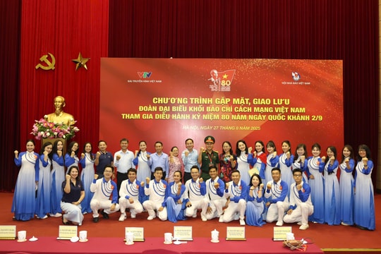 Khối Báo chí Cách mạng Việt Nam: Đoàn kết, nỗ lực góp phần làm nên lễ diễu hành lịch sử