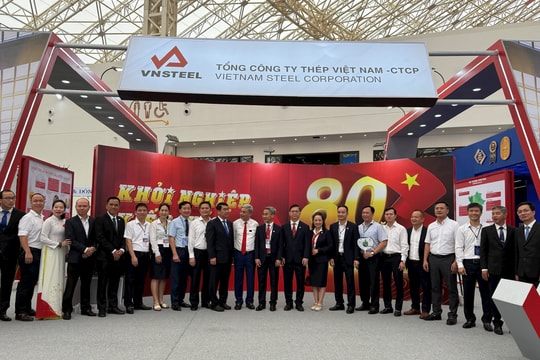 VNSTEEL tại Triển lãm thành tựu đất nước A80: Khát vọng số hóa, viết tiếp trang sử vẻ vang ngành công nghiệp nặng
