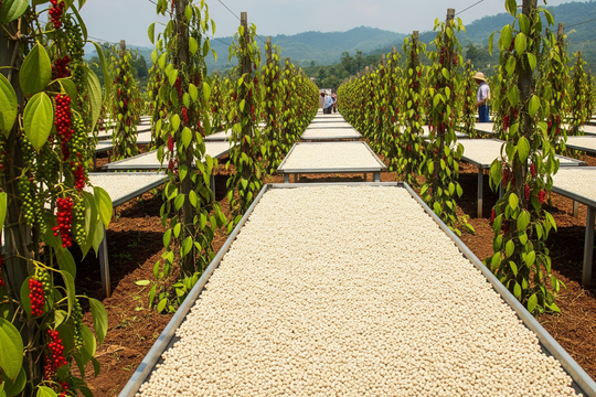 Dự báo giá tiêu ngày mai 30/8: Tiếp tục đà tăng bởi nguồn cung hiếm