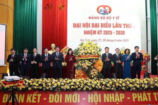 Đại hội Đảng bộ Bộ Y tế lần thứ I: Quyết tâm xây dựng nền y tế công bằng, hiện đại, vì sức khỏe Nhân dân