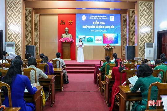 Hà Tĩnh tổ chức kỳ kiểm tra hướng dẫn viên tại điểm nhằm nâng cao chất lượng du lịch