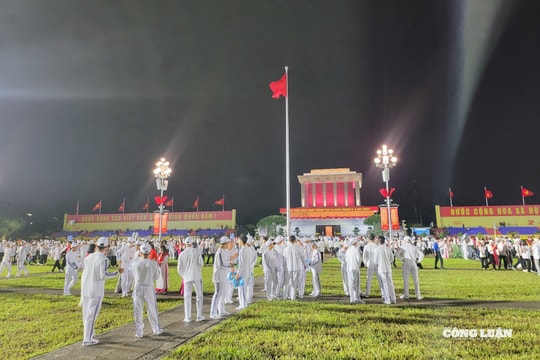 Quảng trường Ba Đình rộn ràng trước giờ tổng duyệt diễu binh, diễu hành A80