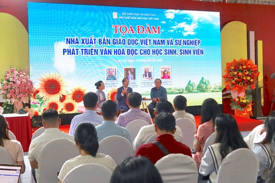 Nhà xuất bản Giáo dục Việt Nam trong sự nghiệp phát triển văn hóa đọc cho học sinh - sinh viên