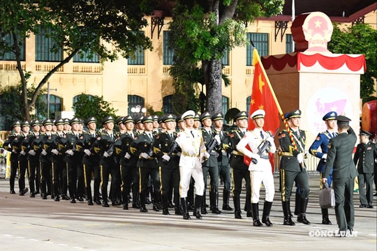 Cận cảnh khối quân nhân Trung Quốc sẵn sàng tổng duyệt A80