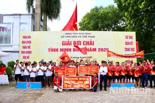 Hào hứng tại Giải Bơi chải tỉnh Ninh Bình năm 2025 – Sân chơi thể thao truyền thống thu hút đông đảo vận động viên