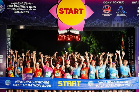 Khai mạc thành công Giải chạy "Ninh Bình Heritage Half Marathon 2025"