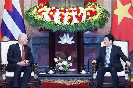Chủ tịch nước Lương Cường hội kiến Chủ tịch Cuba Miguel Diaz-Canel: Thắt chặt quan hệ đặc biệt Việt Nam – Cuba