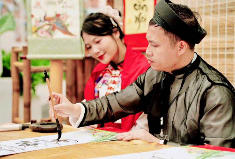 Bản sắc văn hóa xứ Nghệ được tái hiện tại Triển lãm thành tựu Đất nước